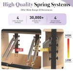 Pilates Combo Chair with Resistance Bands for Home