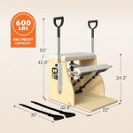 FAGUS H Pilates Pro Chair with Split Pedals