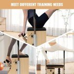 Apdale Pilates Chair with Handles for Home Workouts