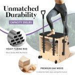 Pilates Combo Chair with Resistance Bands for Home