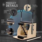Faittd Pilates Chair with Split-Pedal and Handles