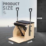 Faittd Pilates Chair with Split-Pedal and Handles