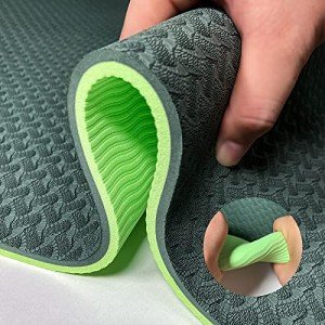 Extra Thick Eco-Friendly Yoga Mat - Non-Slip 8mm
