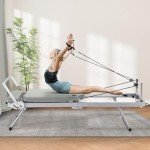 ZENOVA Foldable Pilates Reformer for Home Workouts