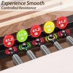 Foldable Oak Wood Pilates Reformer with Accessories
