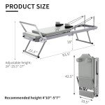 ZENOVA Foldable Pilates Reformer for Home Workouts
