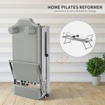 ZENOVA Foldable Pilates Reformer for Home Workouts
