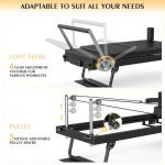 Foldable Pilates Reformer with Jump Board for Home