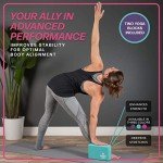 Sturdy Foam Yoga Blocks with Strap - 2 Pack