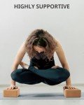 Trideer Eco-Friendly Cork Yoga Blocks - 2 Pack