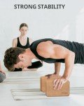 Trideer Eco-Friendly Cork Yoga Blocks - 2 Pack