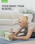 Trideer Non-Slip Yoga Foam Block Set - Mint Green