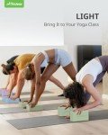 Trideer Non-Slip Yoga Foam Block Set - Mint Green