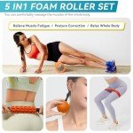 5-in-1 Foam Roller Set for Muscle Relief