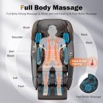 Culanta Full Body Shiatsu Massage Recliner Chair