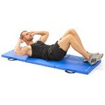 ProsourceFit 6’x2’ Folding Exercise Mat - Blue
