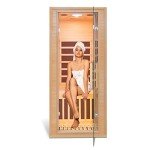 1-Person Indoor Infrared Hemlock Sauna Room
