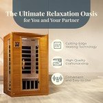 Andora 2-Person Low EMF Infrared Sauna