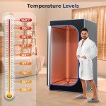 SereneLife Portable Infrared Sauna Tent for Home