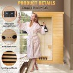 OUTEXER 800W Far Infrared Home Sauna Spa