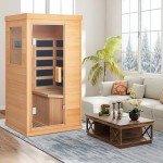 1-Person Full Spectrum Infrared Sauna with Bluetooth