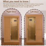 LTCCDSS 1-Person Infrared Sauna with Bluetooth Speakers