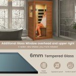 1-Person Full Spectrum Infrared Sauna with Bluetooth