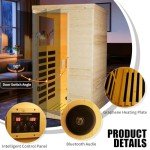 OUTEXER Far Infrared Wooden Sauna for Home
