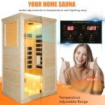 OUTEXER Far Infrared Wooden Sauna for Home