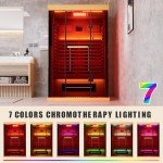 MEISSALIVVE Infrared Sauna for 1-2 People