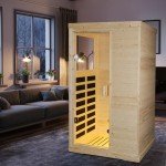 OUTEXER Far Infrared Wooden Sauna for Home