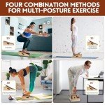 2-in-1 Wooden Slant Board for Stretching & Balance