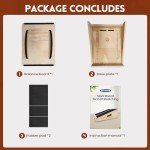 2-in-1 Wooden Slant Board for Stretching & Balance