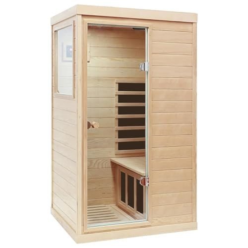 LTCCDSS 1-Person Infrared Sauna with Bluetooth Speakers