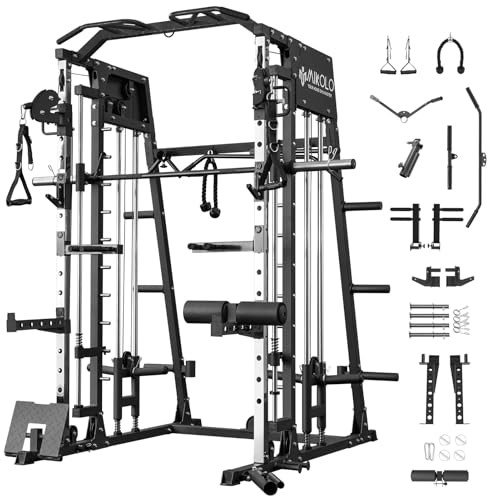 Mikolo 2200lbs Smith Machine Gym System