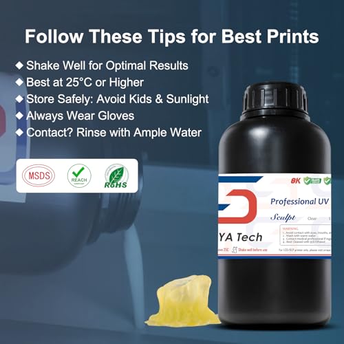 Siraya Tech High-Temperature 3D Printer Resin 1kg