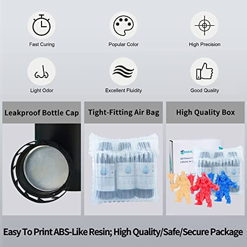 Mika3D Fast ABS-Like 3D Printer Resin Bundle