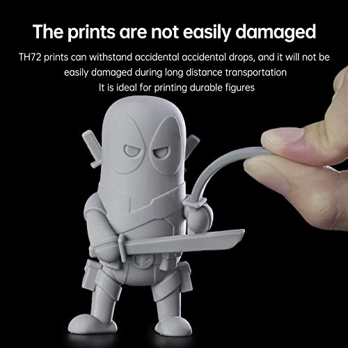 TH72 Flexible Tough 3D Printer Resin for Figurines