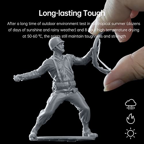 TH72 Flexible Tough 3D Printer Resin for Figurines