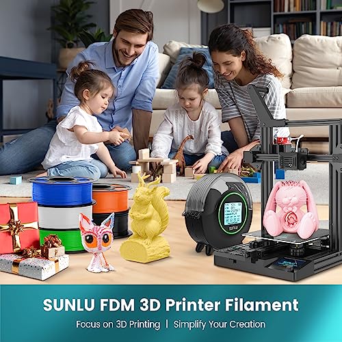 SUNLU 1.75mm PLA 3D Printer Filament - White 1kg