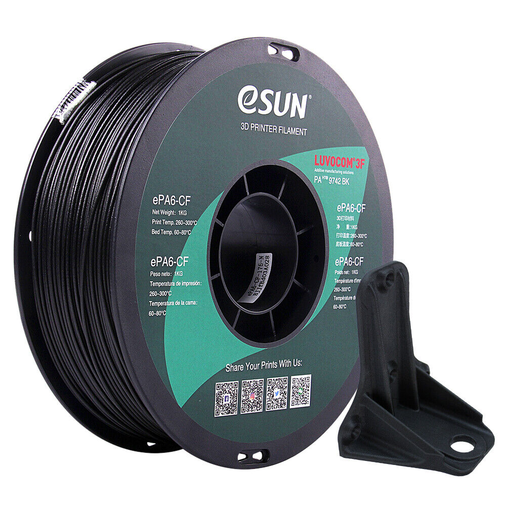 eSUN Enhanced 1.75mm Carbon Fiber Nylon Filament