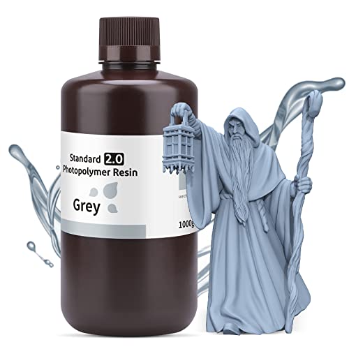 ELEGOO 405nm Grey 3D Printer Resin 1000G