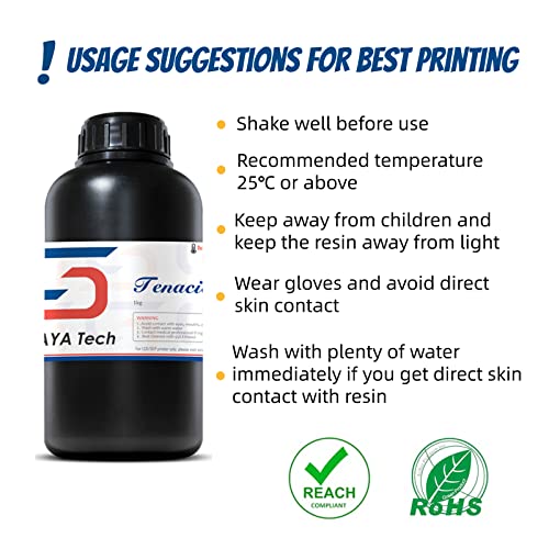 Siraya Tech Tenacious Flexible 3D Printer Resin 1000g