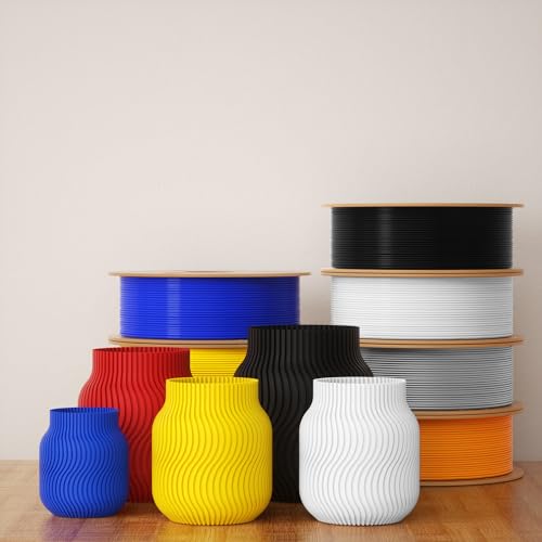 ELEGOO 1.75mm Black PETG Filament for 3D Printing