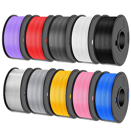 SUNLU 3D Printer Filament Bundle - 10 Colors