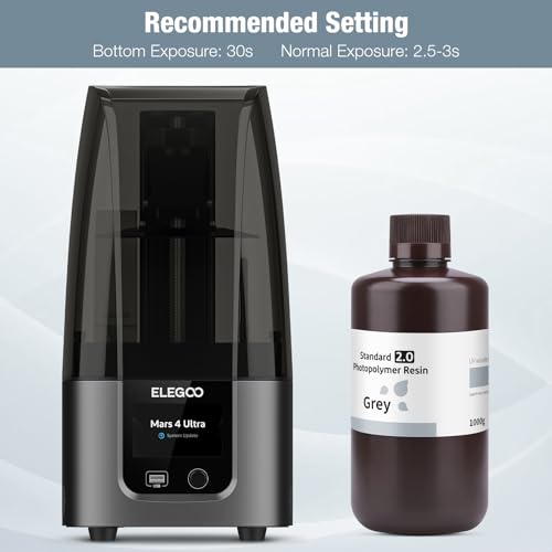 ELEGOO 405nm Grey 3D Printer Resin 1000G