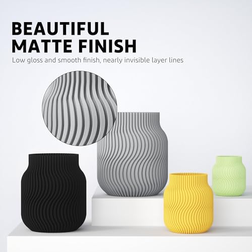 ELEGOO Matte Black PLA Filament 1.75mm 1KG