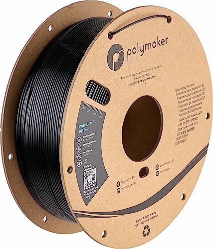Polymaker PolyLite PETG 1.75mm 1kg Filament - Black