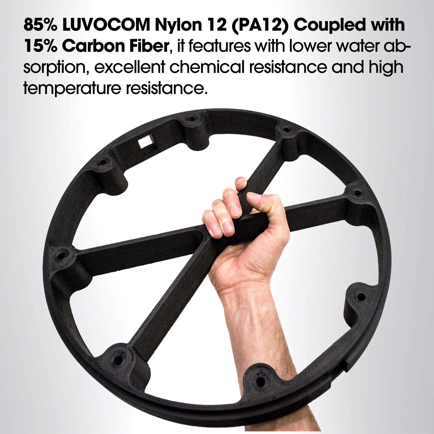 eSUN Carbon Fiber Nylon Filament PA12 for 3D Printers