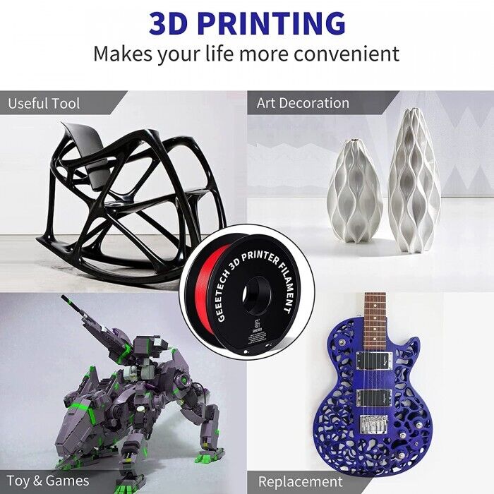 Geeetech 1KG Red 1.75mm PETG 3D Filament
